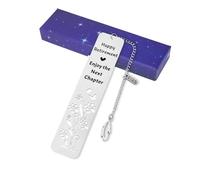 EOAMGO Retirement Gifts for Women and Men, Stainless Steel Bookmark, Unique Retirement Gift for Retirees, Teachers, Coworkers, Bosses, Thoughtful Keepsake for Him and Her