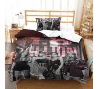 EOASNRTCB Blackpink Duvet Cover Set 3D Printed Bedding Blackpink Quilt Cover with Hidden Zipper Closure,Ultra Soft Microfiber Bedding,Soft And Comfortable Single(135x200cm)