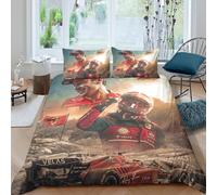 EOASNRTCB Charles Leclerc Duvet Cover Set Kids Adults Bed Cover Bedroom 3D Bedding Set Duvet Bedspread,Soft Microfiber Bed Set Double(200x200cm)