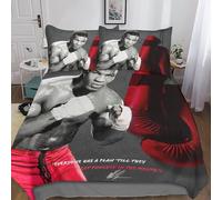 EOASNRTCB Mike Tyson Duvet Cover Sets Kids Bedding Sets Boys, Mike Tyson Quilt Cover, Ultra Soft Microfiber, Hidden Zipper, with Pillowcase Bedroom Decor Double(200x200cm)