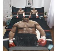 EOASNRTCB Mike Tyson Duvet Cover Sets Kids Bedding Sets Boys, Mike Tyson Quilt Cover, Ultra Soft Microfiber, Hidden Zipper, with Pillowcase Bedroom Decor Double（200x200cm）