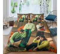 EOASNRTCB Stray Kids Duvet Cover Set Kids Adults Bed Cover Bedroom 3D Bedding Set Duvet Bedspread,Soft Microfiber Bed Set King(220x240cm)