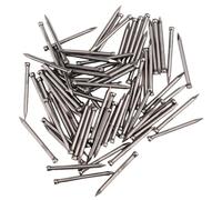 EOBNIKTWS 130 PCS Oval Steel Nails Carbon Steel Panel Pins Hand Drive 35mm Lost Head Nail Quantity