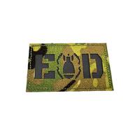 EOD Bomb Disposal IR Multicam Infrared Reflective Tactical Laser Cut Airsoft Field Patch