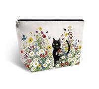 EoffIvan Cat Makeup Bag Cat Gifts For Women Cosmetic Bags Zipper Travel Makeup Gifts For Pet Lovers Coworker Boss Friends Cats Themed Gift For Owner Birthday Christmas