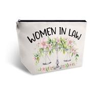 EoffIvan Lawyer Gifts For Women Cosmetic Travel Makeup Bag Law Essentials Gifts Attorney Gift For Women Future Lawyer Attorney