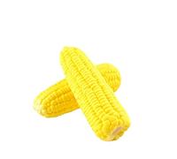 EOFLW Pet Voice Latex Corn Molar Toy (Color : Yellow)