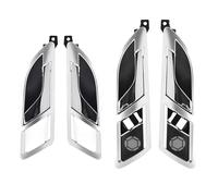 Eofooq Interior Handles for Skoda for Superb 2001-2008 for VW for Lavida 2008-2012 Car Inner Door Handle Wrench Open The Door Door Handle Repair Kit(4piece Silver)