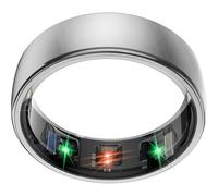 EOGBM Smart Health Ring Sleep Health Tracker for Women Men with Heart Rate, Blood Oxygen, Sleep Monitor, Steps,Calories, 5ATM Waterproof for iPhone/Android, No Subscription Fee (Silver, 11#)