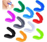 EOGRFW 10 Pieces Sport Mouth Guards,Mouth Protection Athletic Mouth Guard for Kids,Soft Youth Mouthguard,No Boiling Required Mouth Guard Sports for Boxing Football Basketball Lacrosse(Multi-Color)