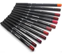EOGRFW 12 Pcs Matte Lip Liner Pencil Set,Waterproof Smooth Lip Pencils,Long-Lasting Fade Resistant Lip Pencil,Lip Liner Set for Defining & Filling Lips,Lip Line for Women and Girls(12 Colors)