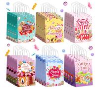EOGRFW 24 Pack Paper Gift Bags With Handles, Candy Goodie Bags