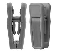 EOGRFW 30 Pcs Hanger Clips for Hangers, Plastic Baby Hanger Clips, Gray