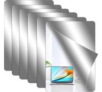 EOGRFW 8 Pack Self Adhesive Acrylic Mirror Tiles, 12 X 16 Inch