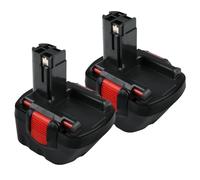 EOHJAR 2 x 12 V 3.6 Ah Ni-Mh Battery Replacement for Bosch BAT043 BAT045 BAT120 BAT139 2607335542 2607335526 2607335676 2607335274 2607335709 Suitable for GS. R R 12-2 12VE-2 PSR 12 GSB 22612 15614