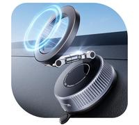EOIWUY Vacuum Magnetic Car Phone Holder, Upgraded Nano Gel Suction Cup Phone Holder for Cars, 360° Adjustable for Magsafe Car Mount, Foldable Dashboard Phone Mount for iPhone 17/16/15/14 & Android