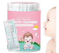 Eoixuqba 30 Babys Orals Cleaner, Soft Orals Cleaning Stick for New Born, Gauze Tongue Cleaner, Babys Toothbrush Cleaners, for Ba-by Tongue, Mouth and Tooth Care