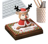 Eoixuqba 3D Desk Calendar Tear Away Paper Creative Reindeer Memo Pad | Desktop Calendar 2026 for Christmas, Home, School, Office, Holiday Note Taking