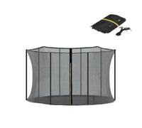 Eoixuqba 8 poles 3.66 meters Trampoline Protection Net Trampoline Safety Net Replacement Garden Trampolines With Safety Net Enclosure Inside The Springs For Better Protection For Children Springsafe