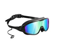 Eoixuqba Adjustable Swimming Goggles 16.5x6.5x4cm Swim Goggles Anti-Fog & UV Protection, Clear Vision, 3D Leak-Proof Design, Silicone Seal Adjustable Strap For Adults & Kids
