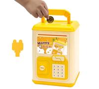 Eoixuqba Bank for Kids - Electronic Change Saving Box - Funny Musical Cash Box for Kids Ages 5-10 Birthday Easter Christmas Airplane Travel Home Outdoor