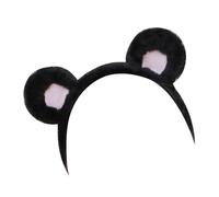 Eoixuqba Cute Bear Ears Headband, Bear Ears Hairband, Plush Headband Makeup, Cute Care Costume Headband, Ear Hair Band, Animal Accessories for Adults for Washing the Face of Women