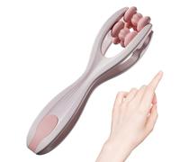 Eoixuqba Eoixuqba 10 Pieces Finger Massager Tool - 14x3.6x3.6cm FingerMassager Roller Silicone and ABS, Finger Roller Massage, for Hands, Palm & Wrist, Pink
