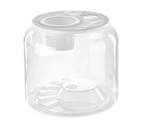 Eoixuqba Large Turtle Tank - Creative Turtle House Habitat Turtle Tank with Lid | Tortoise Enclosure Turtle Terrarium with Plant Basket for Home Shops