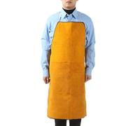 Eoixuqba Leather Welding Apron, Leather Apron, Robust Work Apron, Fire Retardant High Temperature Resistant Fire Splash for Electric Welding, Metallurgy, Mechanical Processing