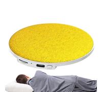 Eoixuqba Pillow Speaker for Sleeping, 12.2x12.2x2.3cm Blue-Tooth Flat Pillow Speaker, 20~48 Hours Long Battery Life, Stereo Sound, Soothing White Noise, for Side Sleepers, Podcasts & Audiobook