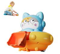 Eoixuqba Press and Go Car - Press To Go Animal Vehicles | Interactive Push Play Vehicle Toys - for Kids Boys Home Travel Homeschool Classroom Preschool Birthday Christmas Children's Day