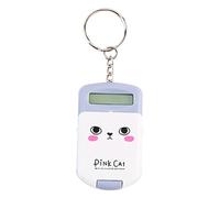 Eoixuqba Small Calculator | 2-in-1 Tiny Electronic Portable Calculator Key | Candy-Colored Digits Calculator, Cute and Functional Key Chain Calculator