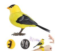 Eoixuqba Toy Bird, Toddler Bird Toy, Electronic Pet Cute Desktop Realistic for Talking Interaction Toddler Outdoor Travel Waiting Room
