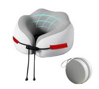 Eoixuqba Travel Neck Pillow | Airplane Neck Pillow Comfort Headrest,Memory Foam Head Rest with Storage Box for Sleeping Napping Kids Adults Work Long Flight Train Car Road Trip Traveling