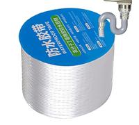 Eoixuqba Vapor Barrier Tape - Butyl Sealant Tape Strong Bond | Heat Shield Self-Adhesive Roof Sealant Aluminum Foil Film Sealing for RV Repair, Window, Silicone, Glass, Roof Leak