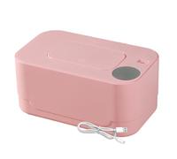 Eoixuqba Wipe Warmer - Large Capacity Even Heating Nursery Supplies - Heated Wipes Warmer - for Nursery Car Bedroom Vacation Travel Outdoor