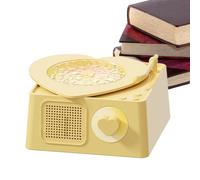 Eoixuqba Wireless Speaker Machine,Music Player Wireless Speaker | Surround Sound Record Player Shape Entertainment Tool for Beach Patio Backyard Camping RV Trips