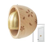 Eoixuqba Wooden Shopkeeper Bell, Magnetic Shop Owners Bell, Wooden Doorbell Wind Chime Ornaments, Magnetic Doorbell, Wooden Doorbell Wind Chime Ornaments, Doorbell Magnet for the