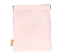 EOJDDPA Cable Storage Bag Durable Multi Purpose Organizer Pouch for Charger Data Cable Earphone Accessories Pink PU Material 13x10cm