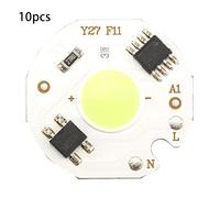 EOJDDPA COB Light Beads High Brightness 3W LED Chip Light Source for Traffic Lighting Landscape Lighting Indoor Lighting 10PCS Aluminum Substrate White Warm Red Green Blue (Green Light 3W)