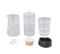 EOJDDPA Coffee Drip Pot Reusable High Borosilicate Glass Adjustable Ice Coffee Dripper Cold Brew Filter Maker Transparent 400ml for Home Kitchen Barista Coffee Lovers