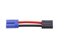 EOJDDPA EC5 Male Cable Connector Adapter 95mm 12AWG with Safety Shell | Prevent cable exposure and human harm using this reusable EC5 male connector for RC car aircraft model applications