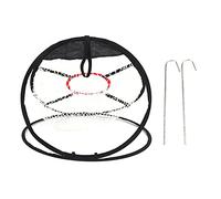 EOJDDPA Golf Practice Cutting Rod Net Hitting Chipping Practice Cage Mat for Indoor Outdoor Use Durable Nylon Flexible Frame Portable Compact Foldable Design Great for Beginners