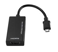 EOJDDPA Micro USB to HDMI Adapter-1080P HD Video Converter with 8-Channel Stereo Sound for Android Phone to HD TV,Supports Samsung S3 S4 S5 Note LG HTC, Black,13 x 7 x 2cm