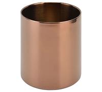 EOJDDPA Pen Holder Drawing Process Mirror Finish Modern Design 1.2mm Thick Stainless Steel Pencil Holder 400ml