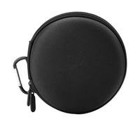 EOJDDPA Portable Full Protection Bluetooth Speaker Storage Bag Shockproof Dirt Resistant Travel Carabiner Design for A1 Wireless Speaker Nylon Black 5.9 x 2.2 Inches