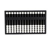 EOJDDPA Professional Math Concepts Blind Abacus Learning Tool ABS Material Educational Desktop Abacus for Blind Students and Teachers 16 x 9 x 1.1cm