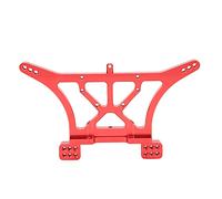 EOJDDPA RC Car Rear Shock Bracket Durable Lightweight Aluminum Alloy Shock Tower Hoops for Slash 2WD 1/10 RC Car Upgrade Part (Red)