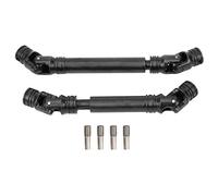 EOJDDPA RC Drive Shaft Multiple Spline Transmission Shaft Steel Black 105 157mm 2Pc for TRX4 Defender RC Car