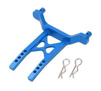 EOJDDPA RC Rear Body Mount Metal Support Adjustable Height Aluminum Alloy Shell Mount for LaTrax Teton 1/18 760541 RC Vehicle 58x52mm 10g (Blue)